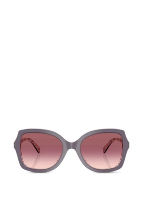 Coach tortoiseshell-effect butterfly-frame sunglasses - Purple