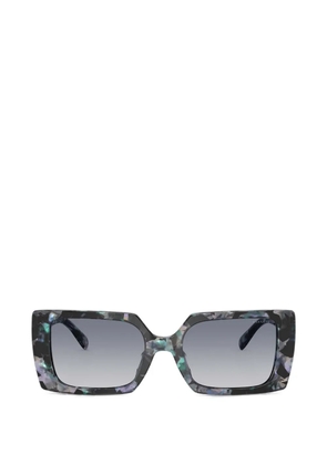 Coach Rivet oversized rectangle-frame sunglasses - Blue