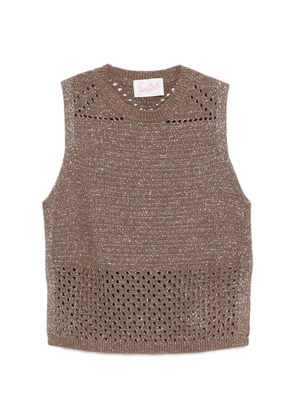 MC2 Saint Barth Aire vest - Brown