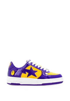 A BATHING APE® Bape Sta patent leather sneakers - Purple
