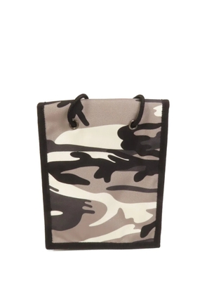 Balenciaga Pre-Owned camouflage-print shoulder bag - Black