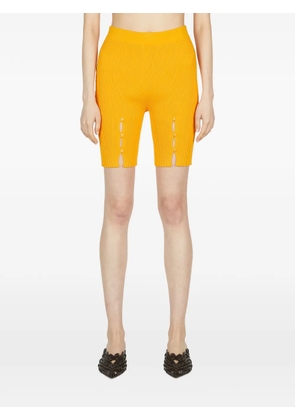 ESTER MANAS button-detail shorts - Orange