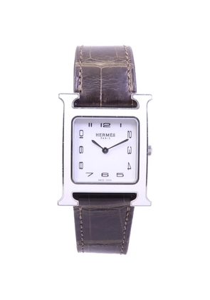 Hermès Pre-Owned H-logo shape 35mm watch - White