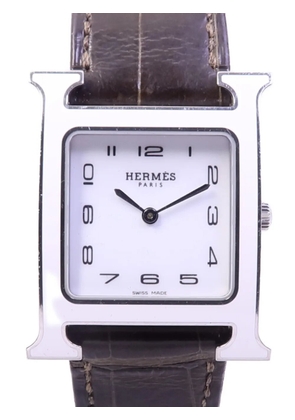 Hermès Pre-Owned H-logo shape 35mm watch - White