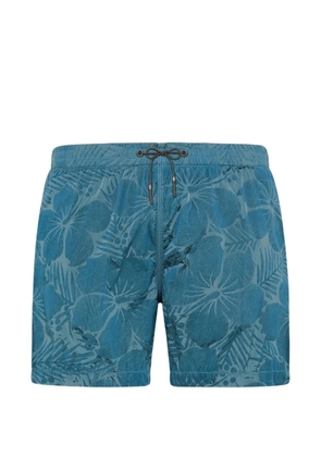 RRD New Hyper Hibiscus Tramontana floral-print swim shorts - Blue