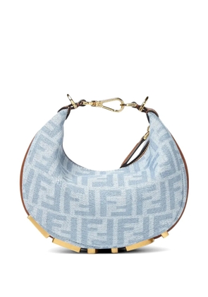 FENDI mini Fendigraphy FF tote bag - Blue