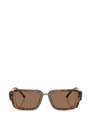 Diesel rectangle-frame sunglasses - Brown