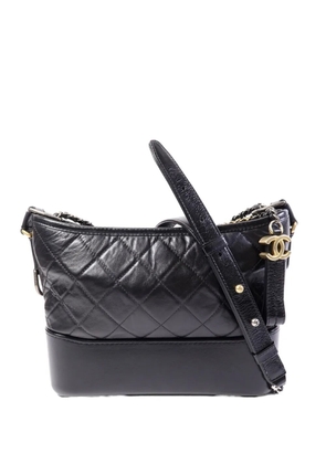 CHANEL Pre-Owned medium Gabrielle chain-strap calfskin shoulder bag - Black