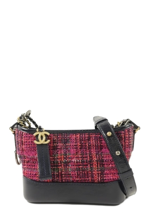 CHANEL Pre-Owned Gabrielle Small tweed shoulder bag - Pink