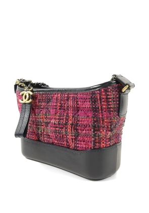 CHANEL Pre-Owned Gabrielle Small tweed shoulder bag - Pink