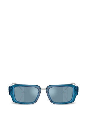 Diesel rectangle-frame sunglasses - Blue