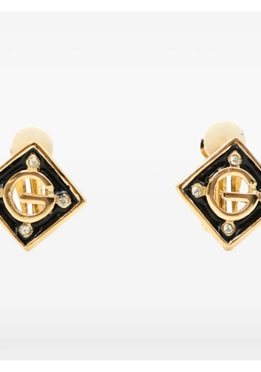 Givenchy Pre-Owned G logo earrings - Gold