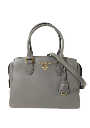 Prada Pre-Owned logo-detail tote bag - Grey