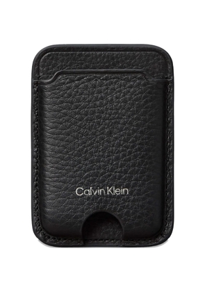 Calvin Klein leather phone cardholder - Black