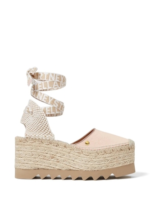Stella McCartney Gaia platform espadrilles - Neutrals