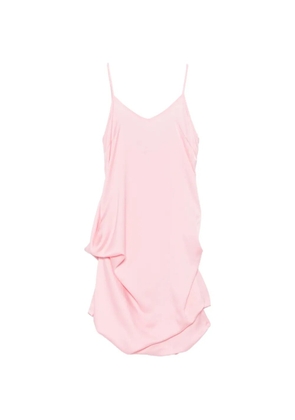Julie Kegels draped-design mini dress - Pink