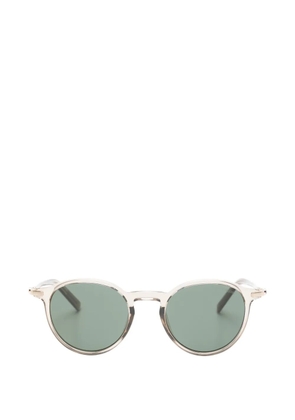 Montblanc round-frame logo-detail sunglasses - Neutrals