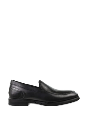 Clarks Originals Un Hugh Step leather loafers - Black