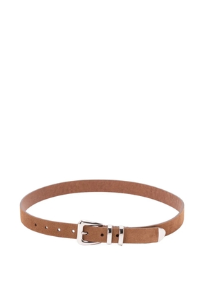 Brunello Cucinelli suede belt - Brown