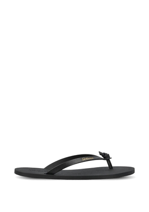 Saint Laurent Pool knot-detail sandals - Black