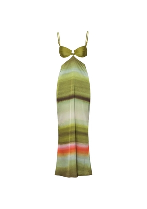 Baobab Kalina open-back cutout-design dress - Green