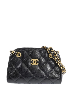 CHANEL Pre-Owned Bowling CC quilted shoulder bag - Black