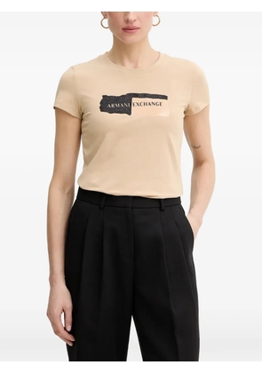 Armani Exchange short-sleeved t-shirt - Neutrals