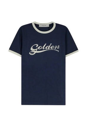 Golden Goose logo-print T-shirt - Blue