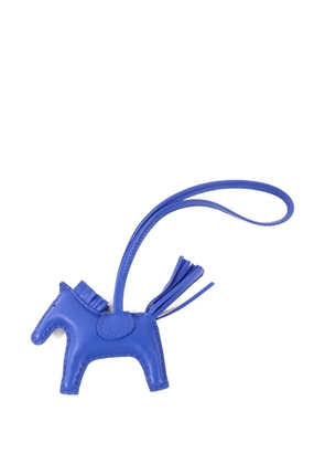 Hermès Pre-Owned Rodeo PM horse bag charm - Blue