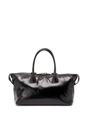 Miu Miu logo-embossed tote bag - Black