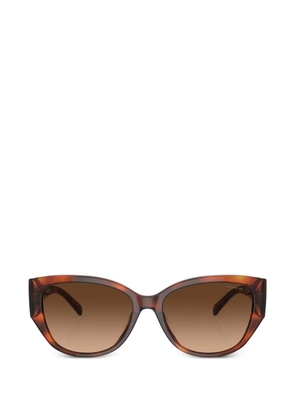 Coach D-Frame tortoiseshell-effect sunglasses - Brown
