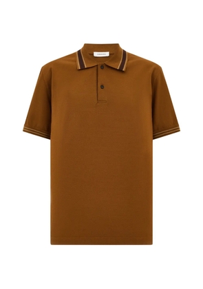 Ferragamo short-sleeve polo shirt - Brown
