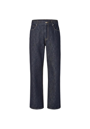 FENDI logo-patch jeans - Blue