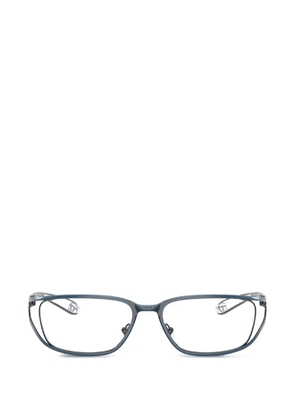 Diesel rectangle-frame metal glasses - Blue