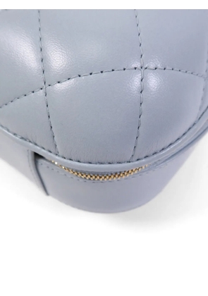 CHANEL Pre-Owned Bubble Vanity leather shoulder bag - Blue