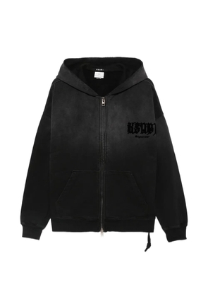 Ksubi Kstudio Ekcess logo-print zip-up hoodie - Black