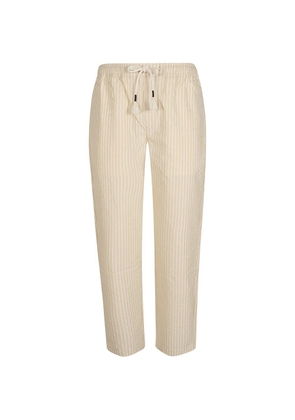 Orlebar Brown Sonoran stripe-pattern drawstring trousers - Neutrals