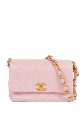 CHANEL Pre-Owned CC turn-lock quilted shoulder bag - Pink