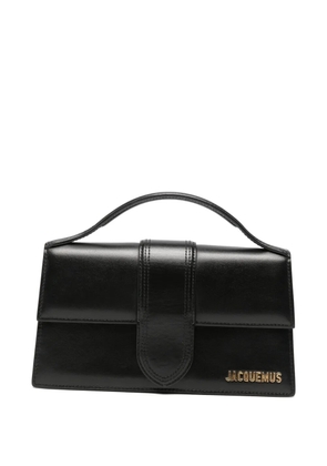 Jacquemus Pre-Owned Bambino leather tote bag - Black