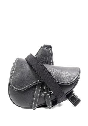 Christian Dior Pre-Owned nano Saddle mini bag - Black