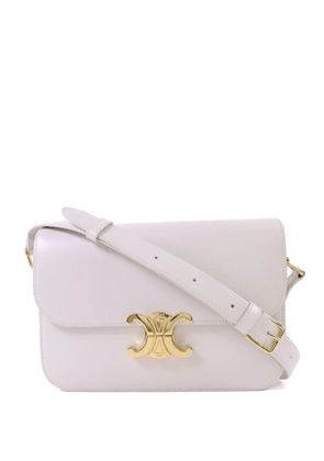 Celine Pre-Owned Teen Triomphe shoulder bag - White