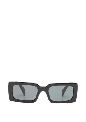 Prada Pre-Owned rectangle-frame sunglasses - Black