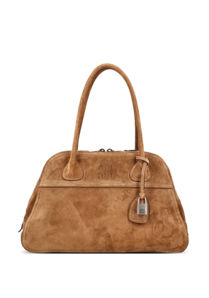 Miu Miu medium Vivant leather backpack - Brown