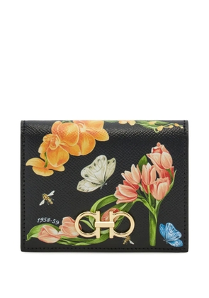 Ferragamo Gancini compact wallet - Black