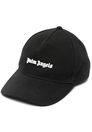 Palm Angels logo-print baseball cap - Black