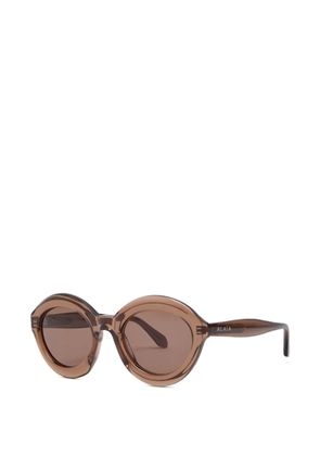 Alaia Eyewear round-frame sunglasses - Brown