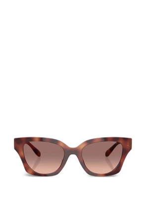 Coach tortoiseshell-effect cat-eye sunglasses - Brown