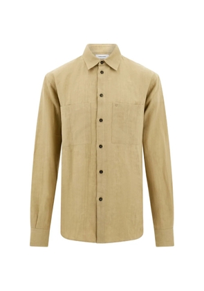Ferragamo pure linen shirt - Neutrals