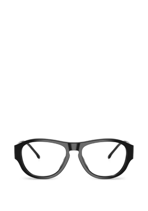 Diesel logo-plaque pilot-frame glasses - Black