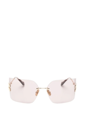 Miu Miu Pre-Owned Aube sunglasses - Gold